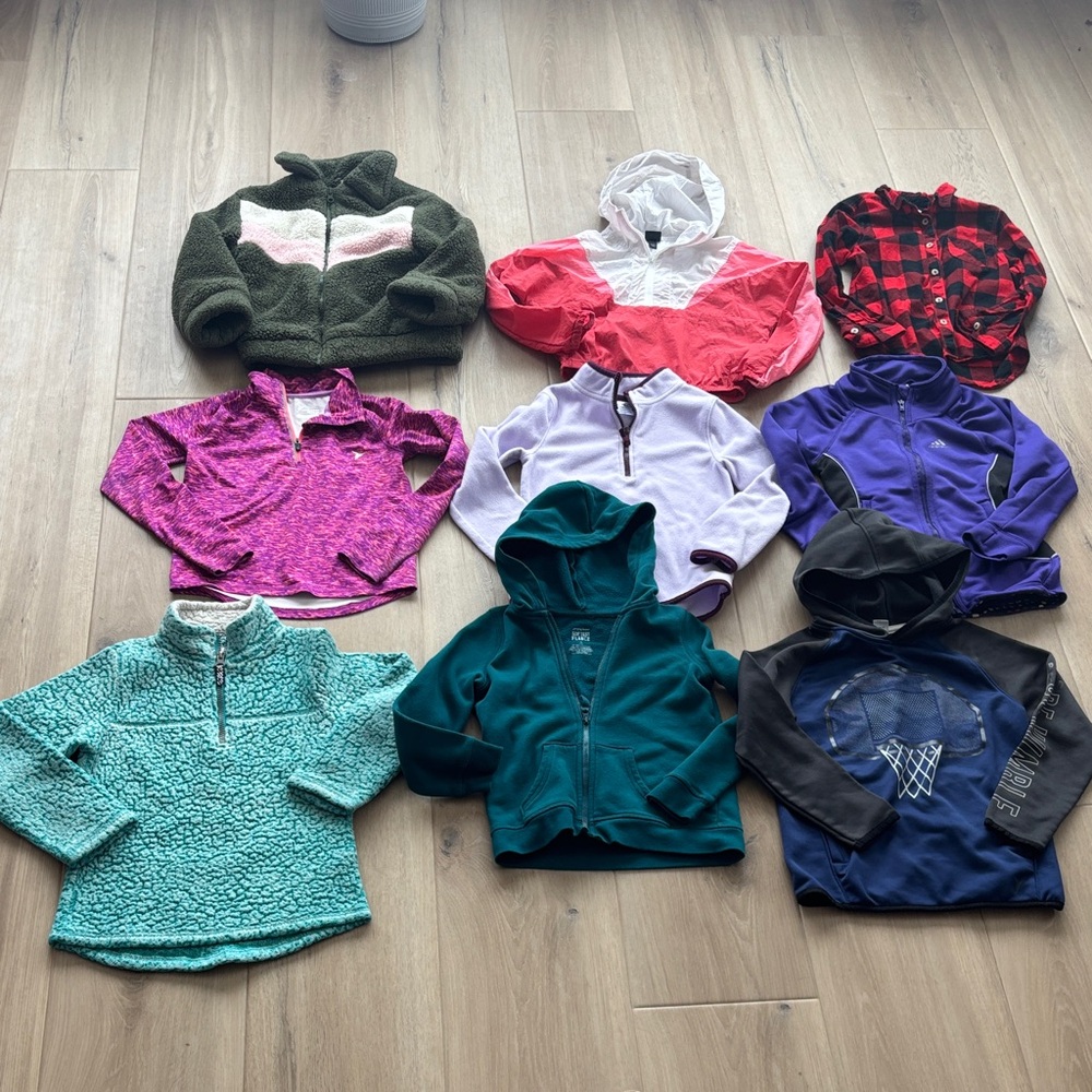 💜Size 6 Girls Jacket/Hoodie lot💜